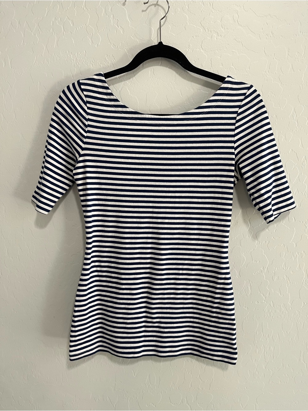 Banana Republic striped boatneck top
